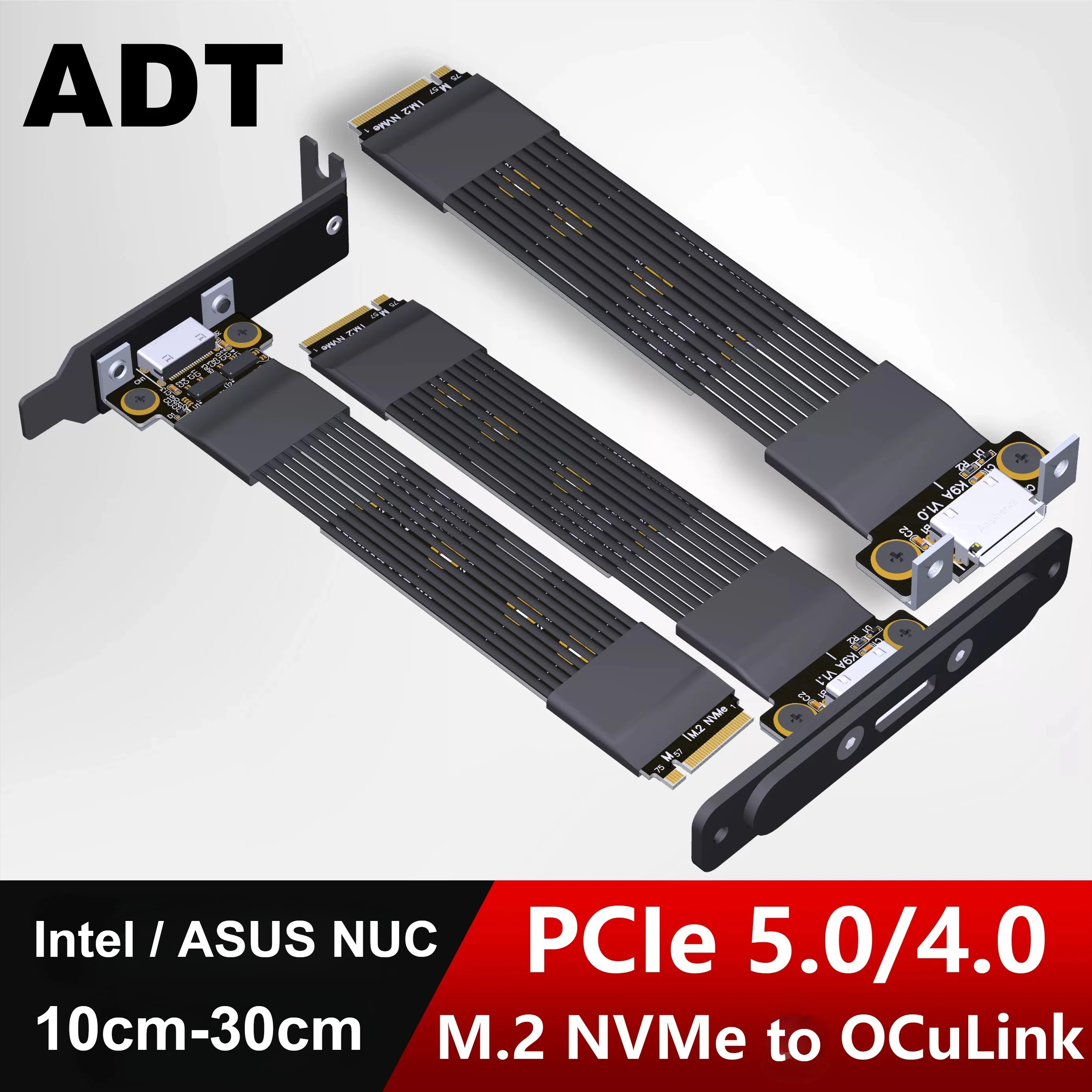 K49SQ-BK14 EGPU OCuLink GPU Ch - огляд і ціна Pcie 5.0 Gpu Riser Cable
